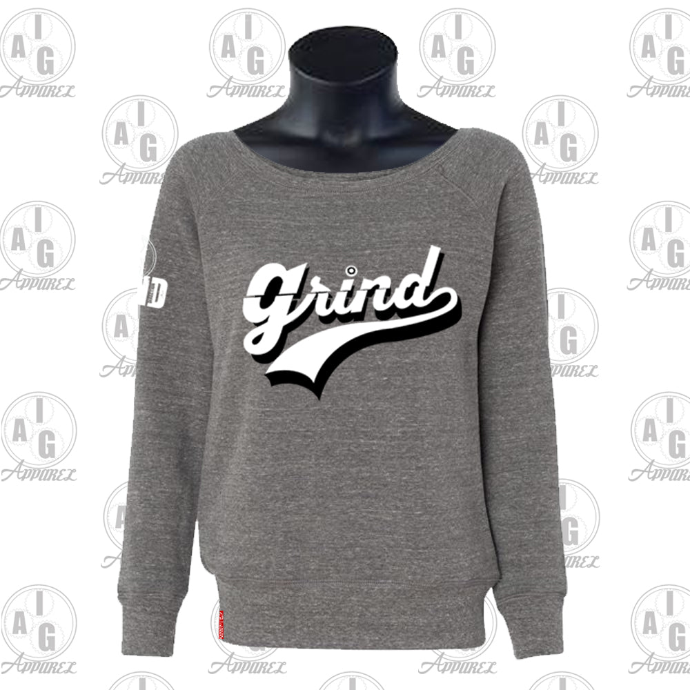 Grind Ladies Wide Neck Sweater