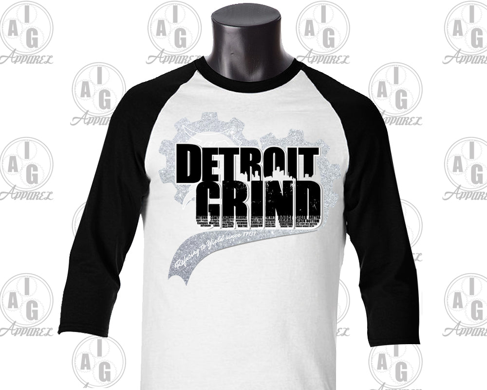 Detroit Grind Men's Raglan Tee Special