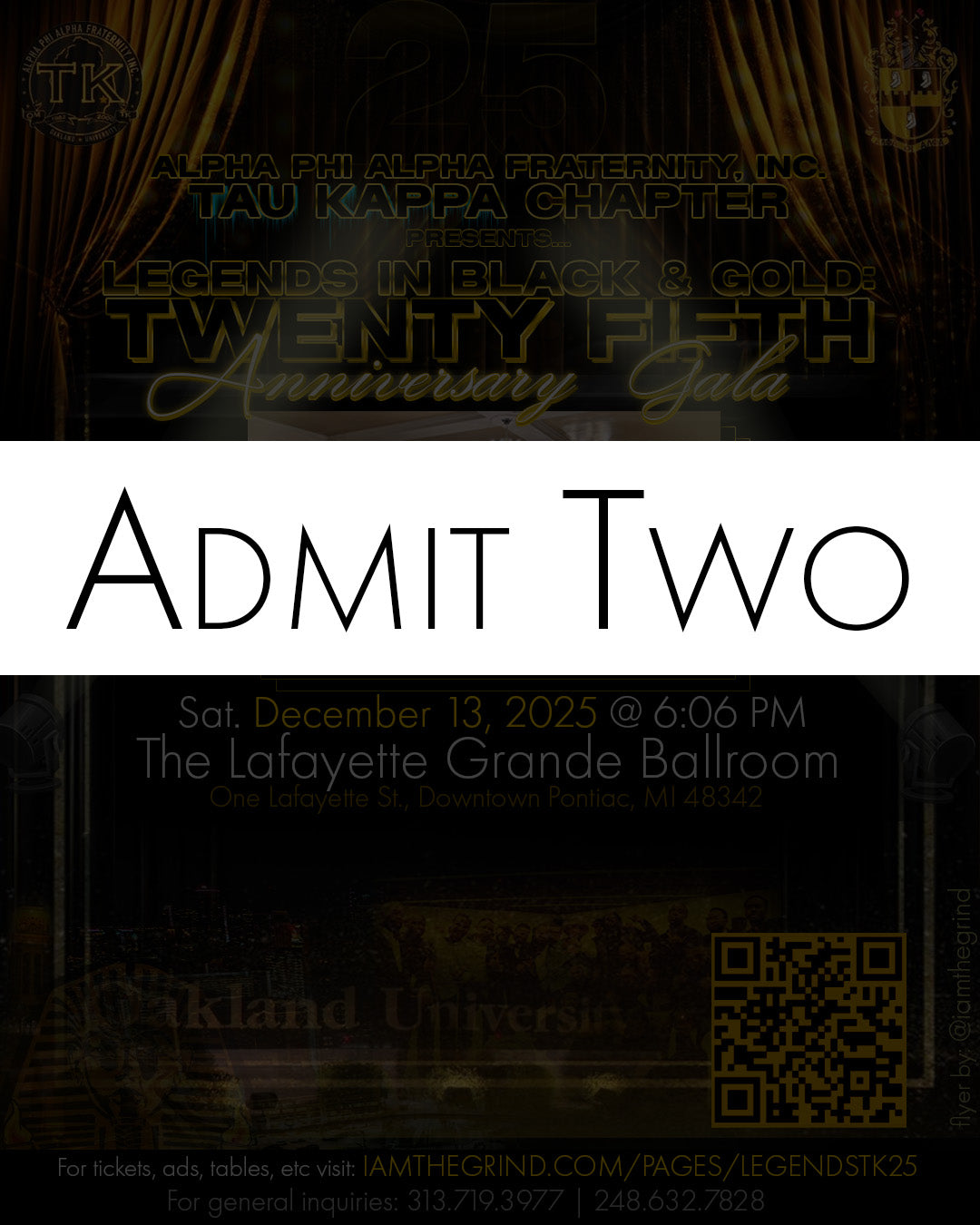 Legends in Black and Gold Alumni Couple Ticket