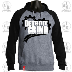 Detroit GRIND Raglan Hoodie Special