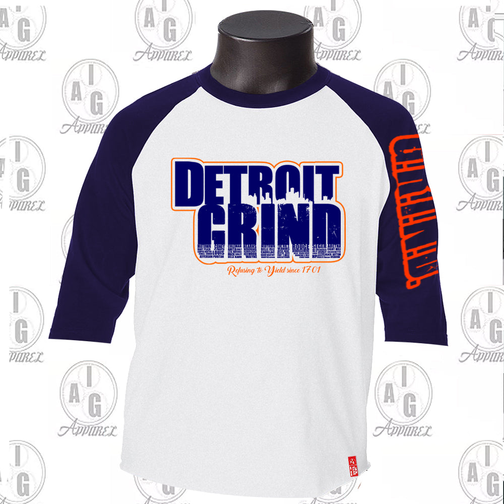 Detroit Grind Men's Raglan Tee Special