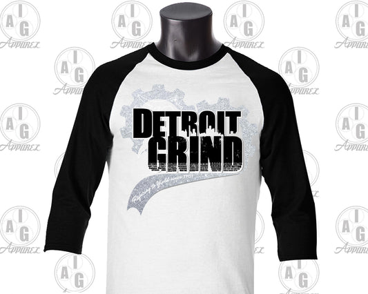 Detroit Grind Men's Raglan Tee Special