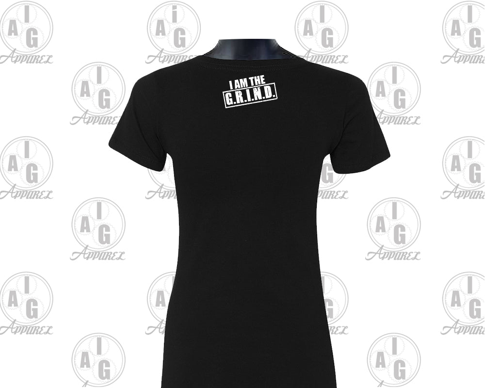 Detroit Grind VNeck Ladies Tee