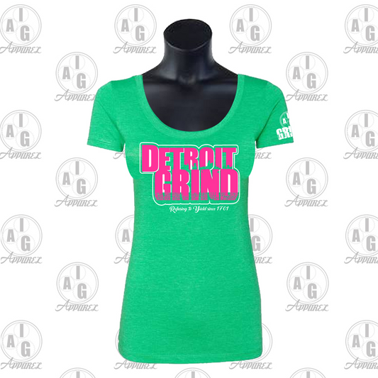 Detroit Grind Scoop Ladies Tee