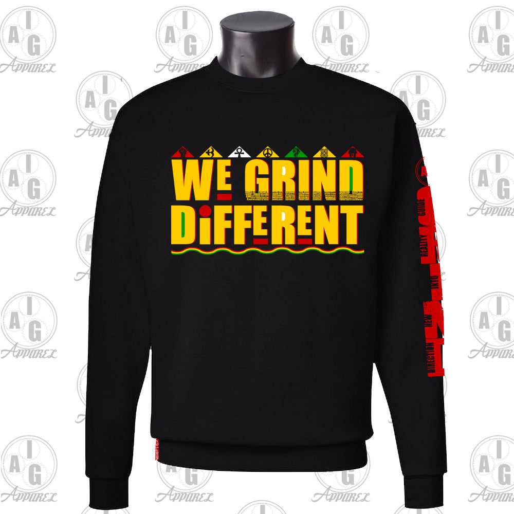 We Grind Different Crew Neck Sweater