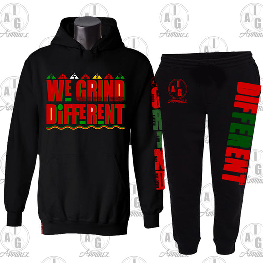 We Grind Different Mens Jogger Set