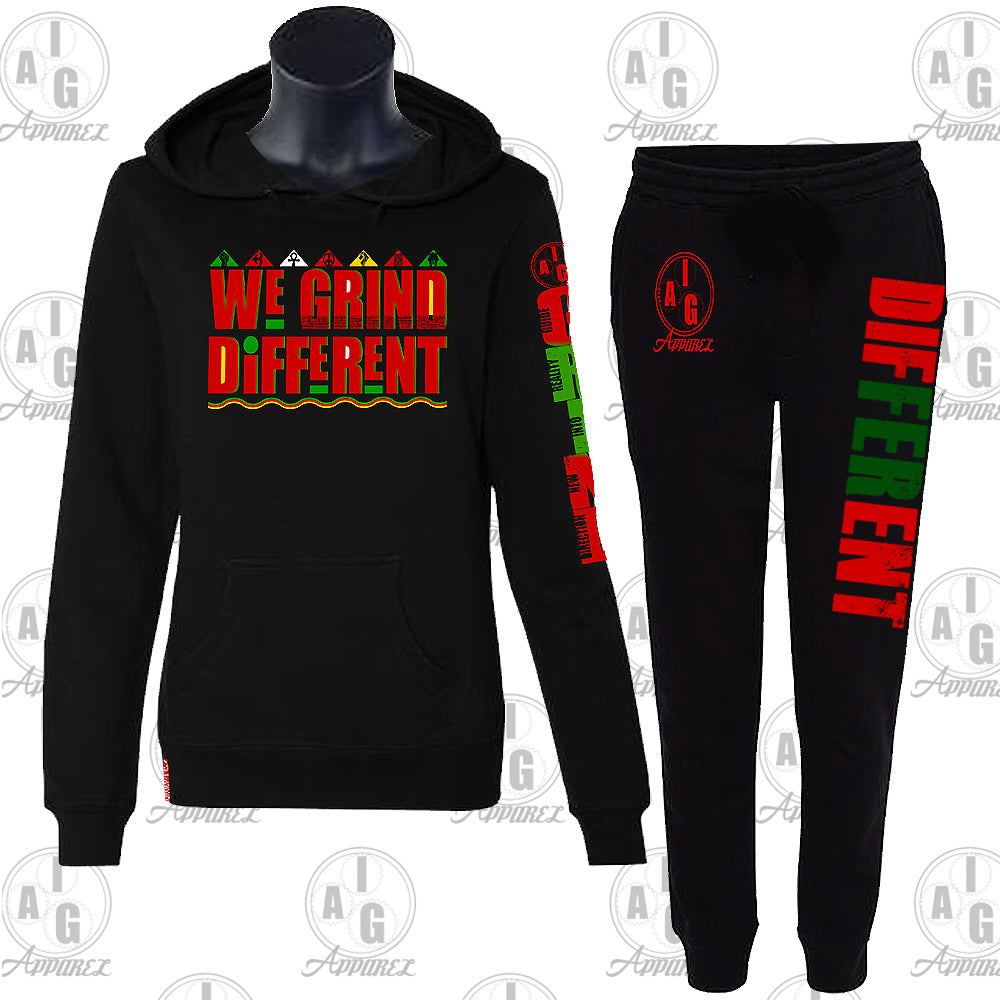 We Grind Different Ladies Jogger Set